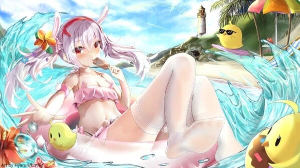 Entry for Azure Lane contest- Laffey Summer Ver.